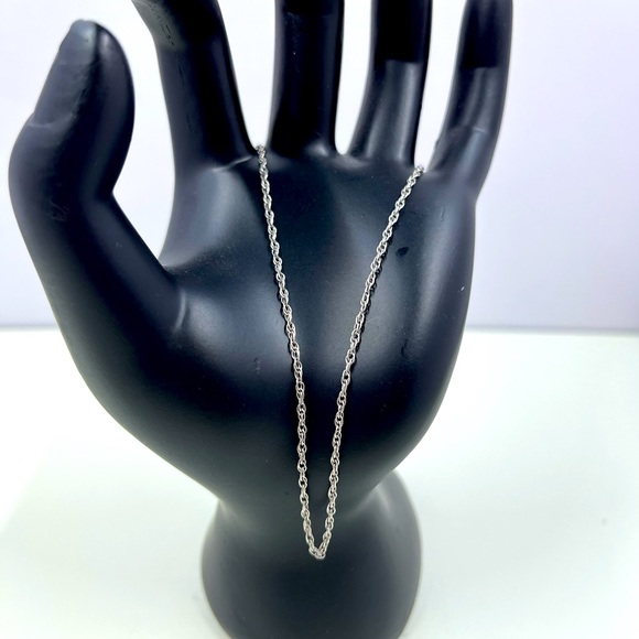 Vintage Sterling Silver 925 Stamped Ankle Bracelet 10 Inches - Picture 1 of 5